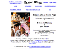 Tablet Screenshot of dragonwings.net